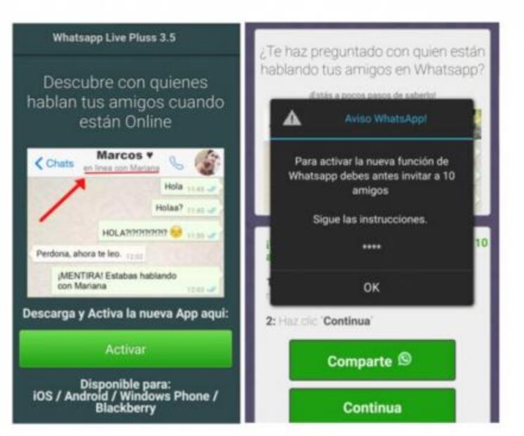 ¿Con quién chatea tu pareja?, la nueva estafa en WhatsApp