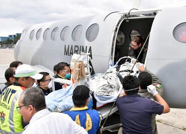 Mexico provides assistance to Fuego volcano burn victims
