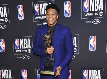 Giannis Antetokounmpo, es el MVP de la NBA