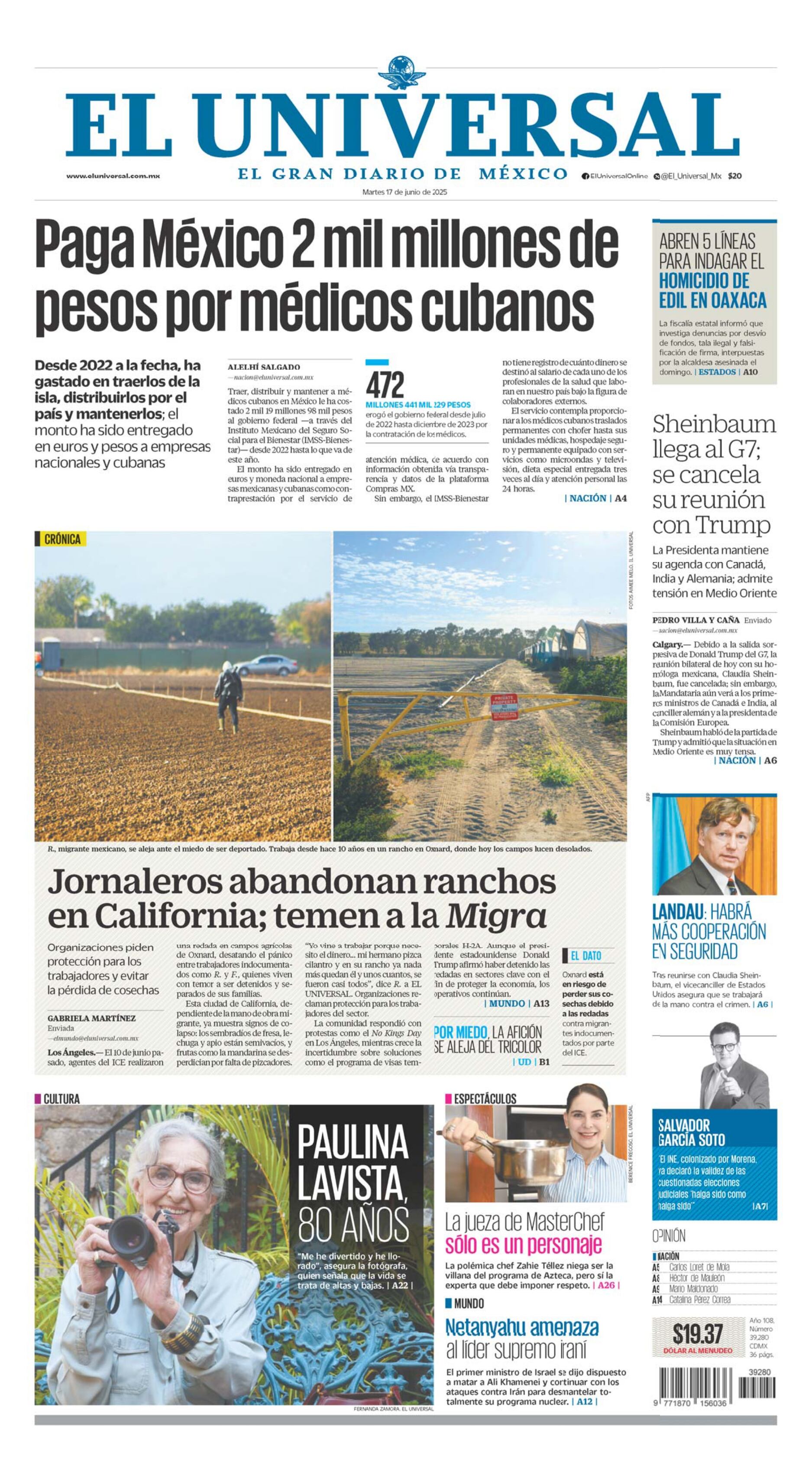 Portada impresa