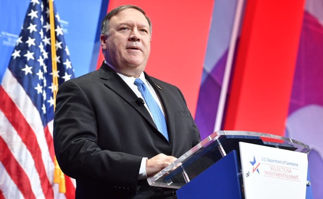 Mike Pompeo el secretario de Estado en Estados Unidos. Foto: Vía Twitter @SecPompeo
