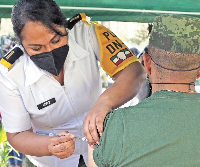 Las Fuerzas Armadas tienen todo listo, desde jeringas hasta instalaciones, y ya efectuaron simulacros para la vacunación. ARCHIVO EL UNIVERSAL