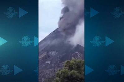 Así fue la erupción del volcán de Fuego en Guatemala