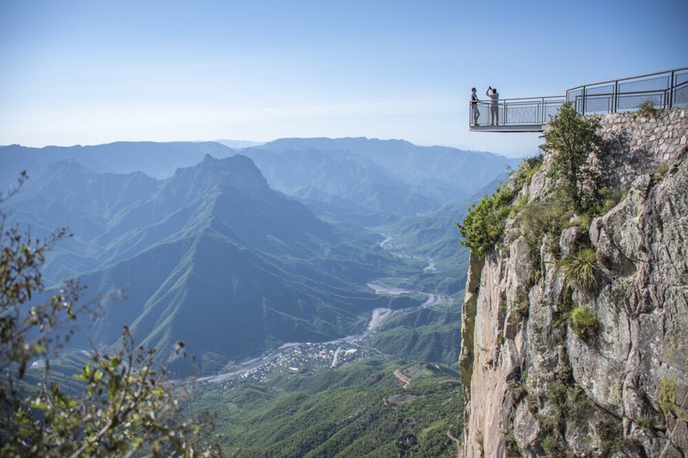El mirador forma parte de las Barrancas del Cobre. Fotos: Chihuahua Te Amo