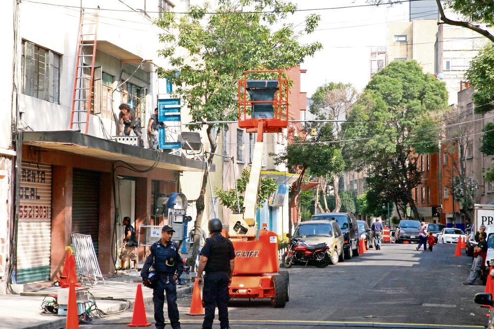 Pese al altercado, el rodaje de la película Roma, del director Alfonso Cuarón, continuará en la ciudad, afirma la Comisión de Filmaciones (IRVIN OLIVARES. EL UNIVERSAL)