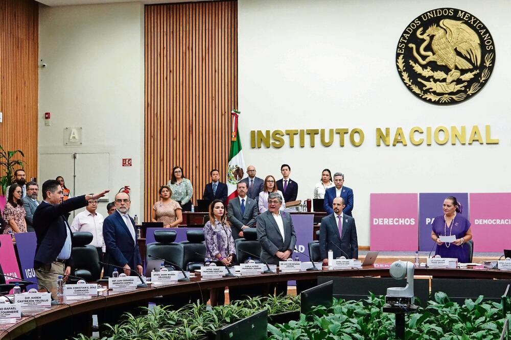 La designación de los moderadores del primer debate presidencial se realizó ayer durante el Consejo General del Instituto Nacional Electoral. Foto: Rogelio Morales | El Universal