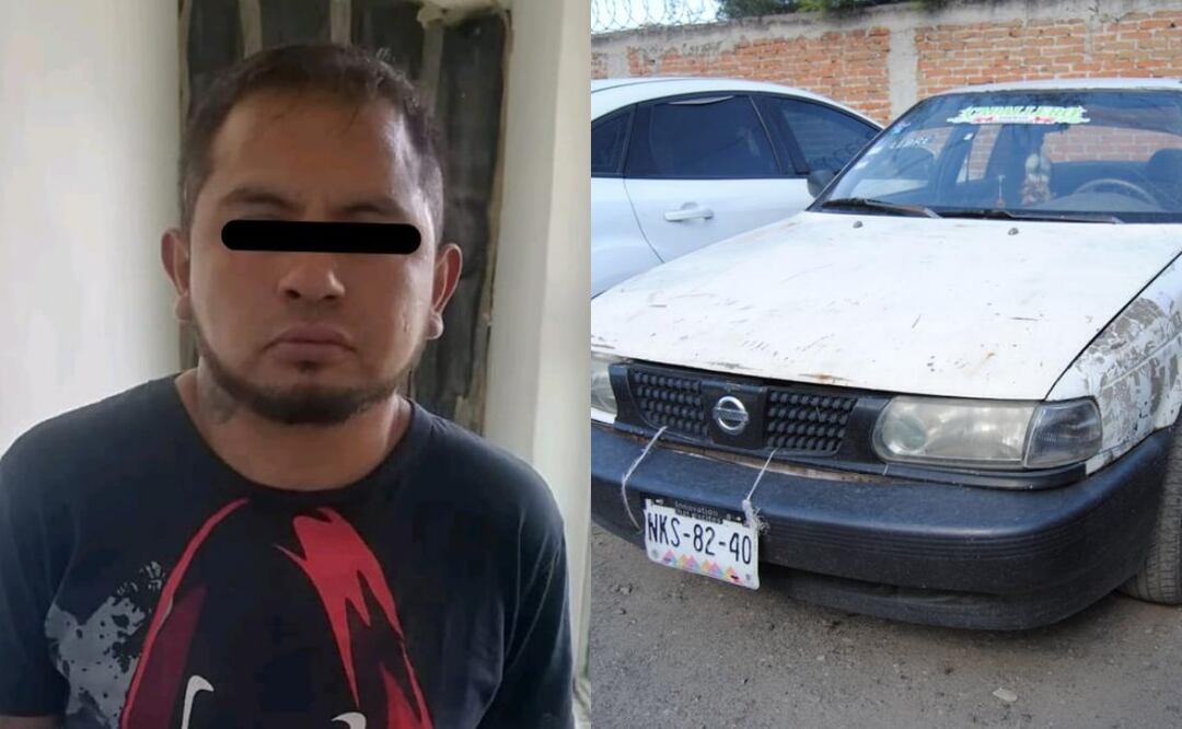 Detienen a Taxista por presunto asalto en Ecatepec. Foto: Especial