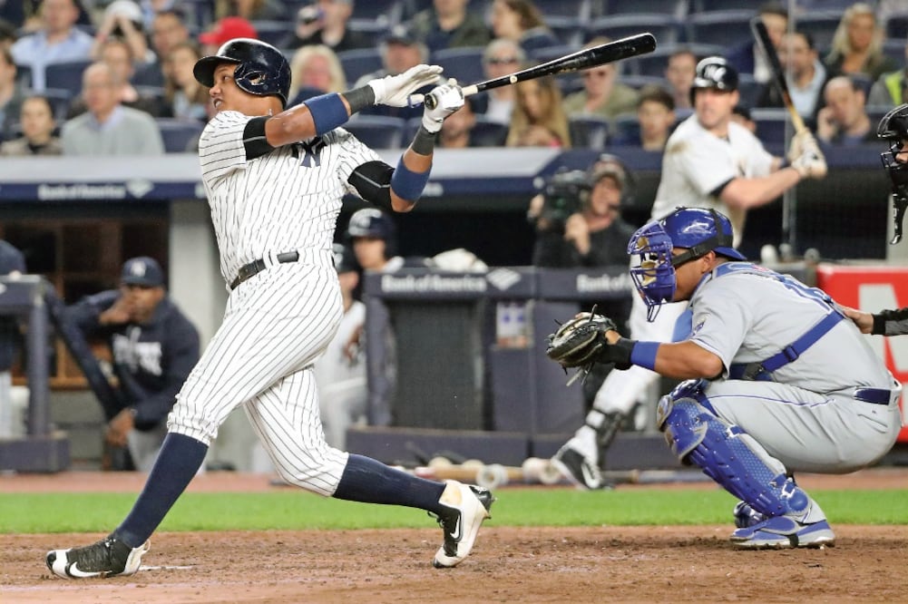 Starlin Castro consiguió su cuarto jonrón de la campaña (ANTHONY GRUPPUSO. USA TODAY SPORTS)