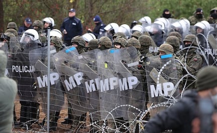 El drama en imágenes de la crisis de migrantes en la frontera entre Polonia y Bielorrusia
