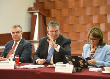 Ebrard se reune con líderes empresariales para tratar temas de comercio bilateral con EU