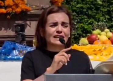 “No mataron al presidente de Uruapan, mataron al mejor presidente de México”: esposa de Manzo durante homenaje al alcalde