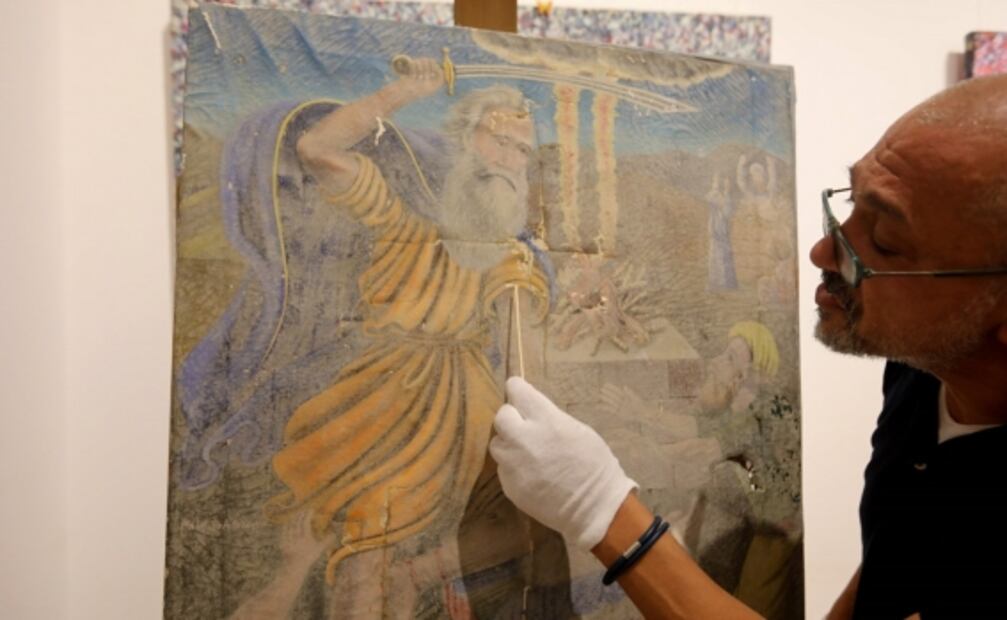 Los desafíos que enfrentan restauradores de arte en Beirut, tras explosión
