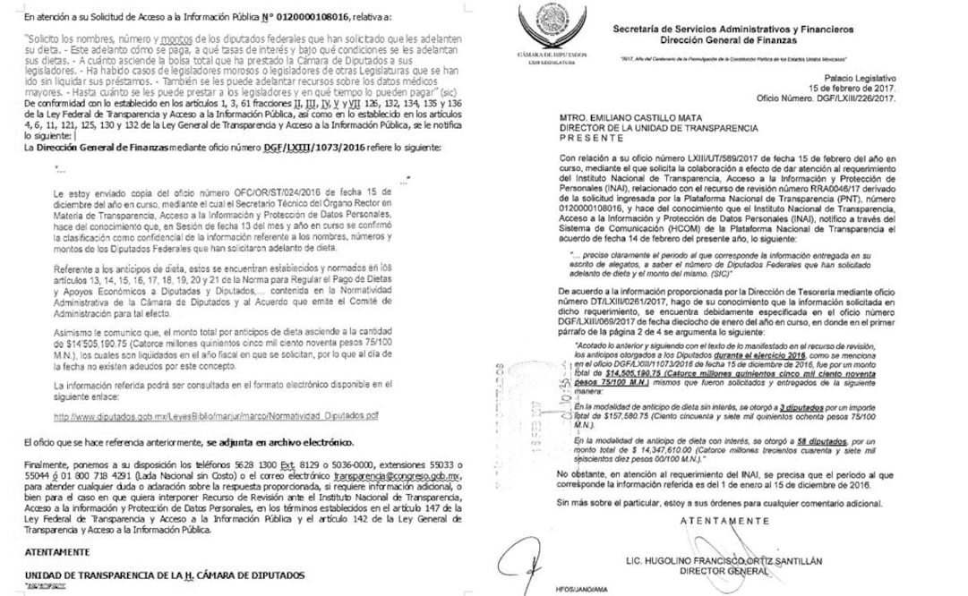 Petición de transparencia. (Especial)