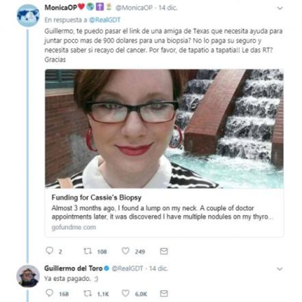 Piden ayuda a Guillermo del Toro y sorprende su respuesta 