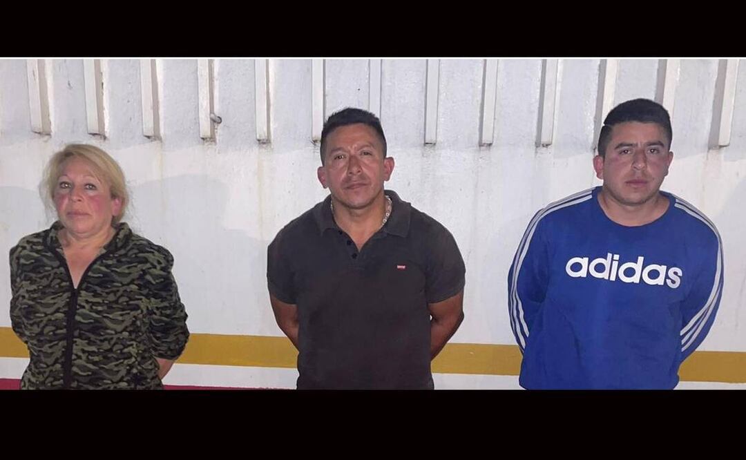 Foto: Especial/ Los detenidos fueron identificados como Ignacio Broca alias El Roca, Ana Laura, Cristian Broca y Javier García El Dientes.