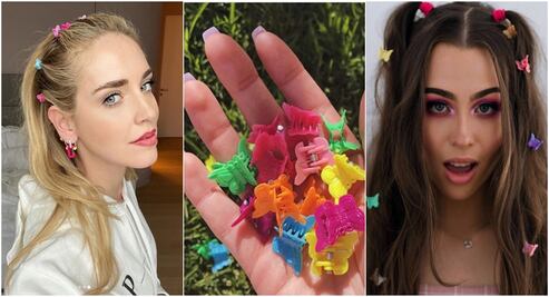 Pincitas en el pelo, el look noventero que está de regreso