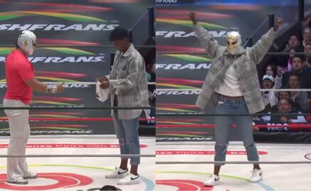 VIDEO: Prisca Awiti es ovacionada en la Arena México y recibe máscara de Místico