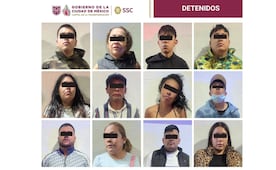 ¡No sirvió la ayuda! Detienen a ocho personas en la Venustiano Carranza, llevaban armas y marihuana