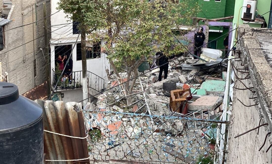 Varias casas resultaron con daños tras el flamazo Foto: Gaspar Betancourt/ EL UNIVERSAL