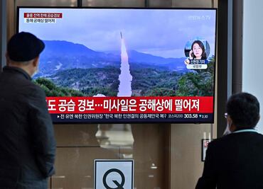 Corea del Norte disparó otro "misil balístico no identificado", asegura ejército de Corea del Sur