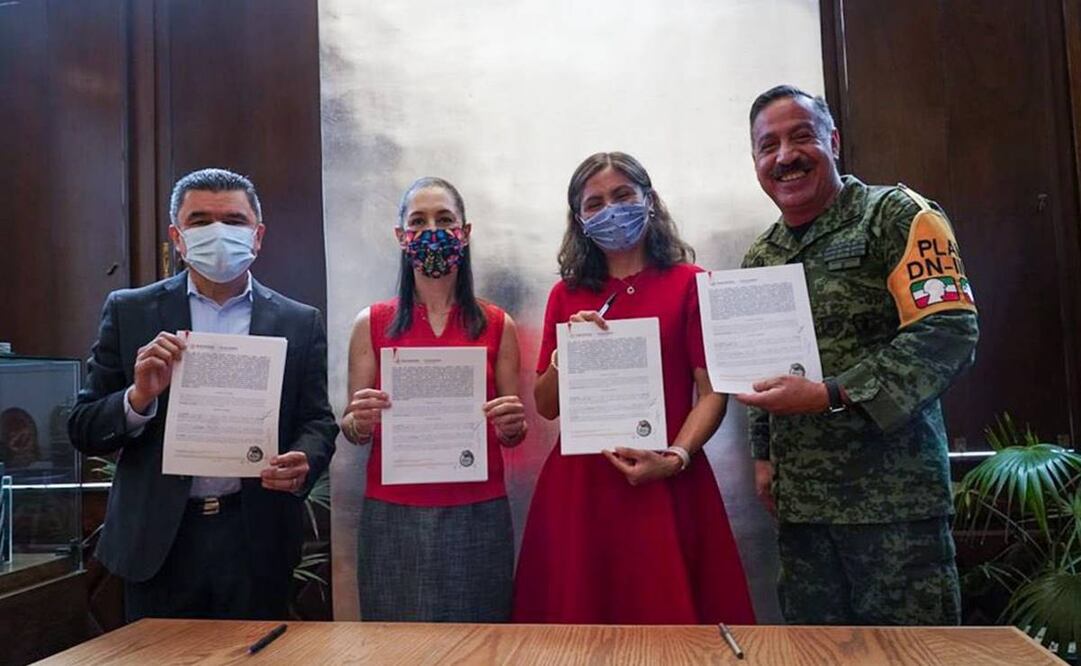 Sheinbaum Pardo destacó que en lugar de que en ese punto haya un desarrollo inmobiliario, se construirá un parque público. Foto: Especial 