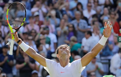 Rafael Nadal gana en su debut de Wimbledon