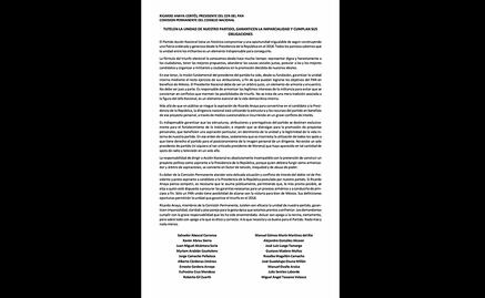 Panistas piden a Anaya definirse rumbo al 2018