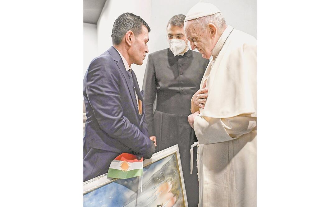 El Papa se entrevistó con el padre de Alan Kurdi. Foto: Vaticano