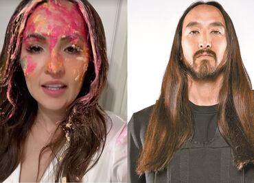 Steve Aoki lanza pastelazo a alcaldesa de Campeche, Biby Rabelo, durante Carnaval; VIDEO