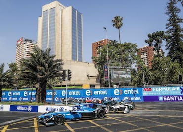 Fórmula E estrena circuito en el E-Prix de Santiago