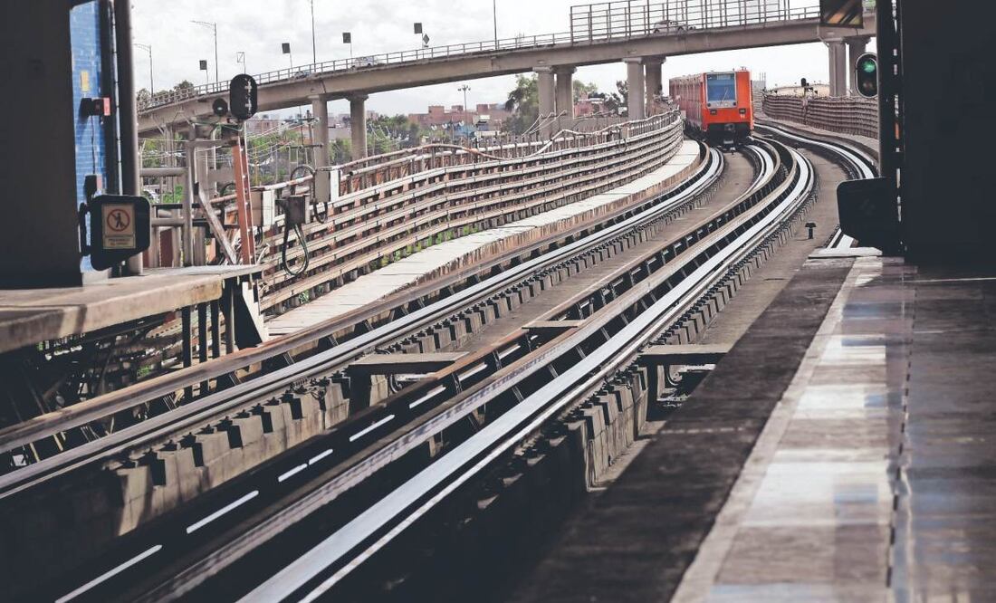 La rehabilitación de la Línea B busca restablecer las condiciones geométricas en el tramo superficial. (08/04/2025) Foto: Carlos Mejía | El Universal