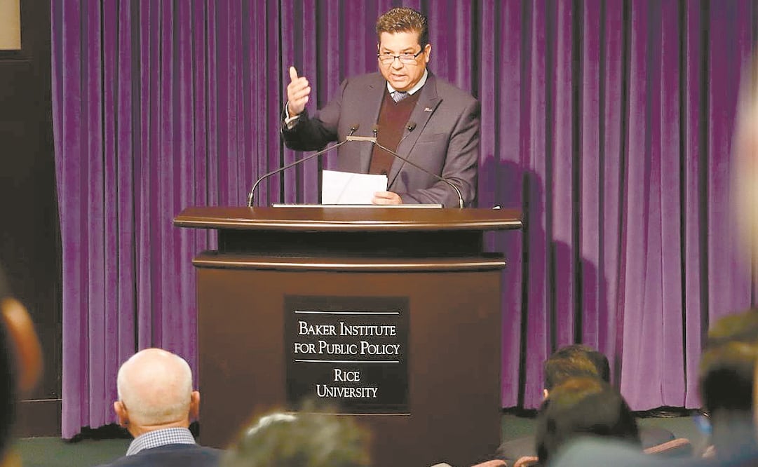 El mandatario Francisco García Cabeza de Vaca destacó el potencial de Tamaulipas para la extracción de recursos energéticos no convencionales. Foto: Especial