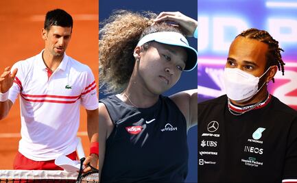 Djokovic, Hamilton apoyan a Osaka