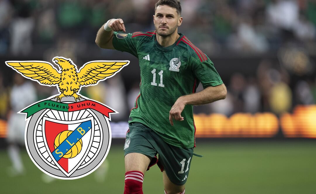 Benfica va con todo por Santiago Giménez / Foto: Especial
