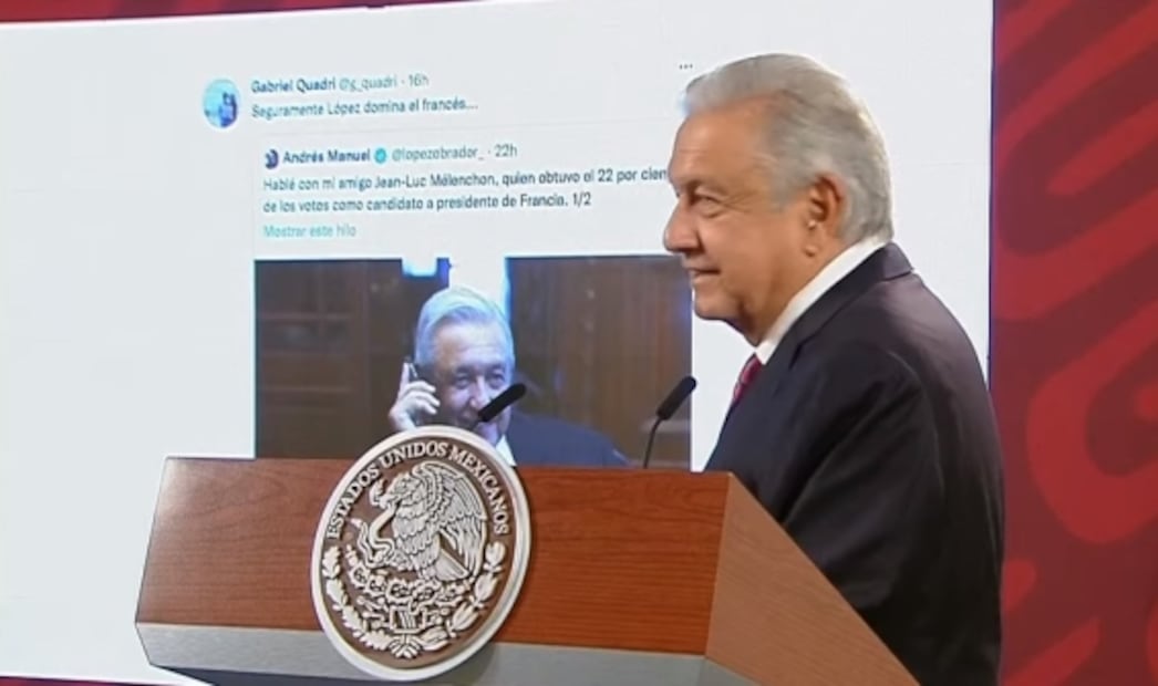 La mañanera de AMLO, 21 de abril, minuto a minuto
