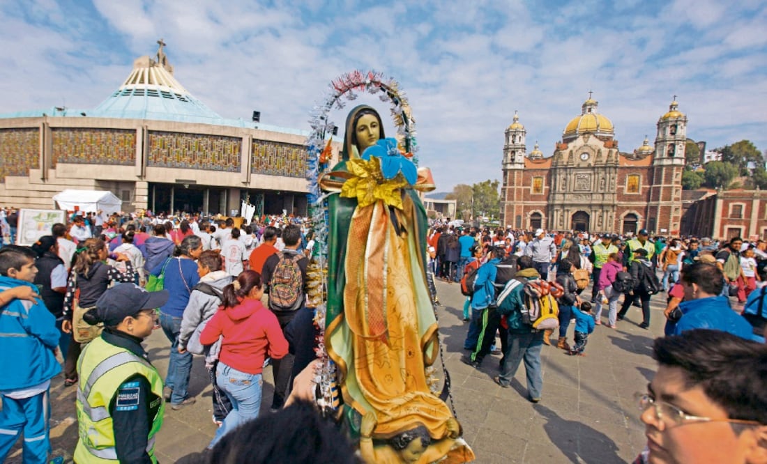 Peregrinos de Atlacmulco arriban a la Basílica de Guadalupe FOTO ilustrativa Archivo: EL UNIVERSAL