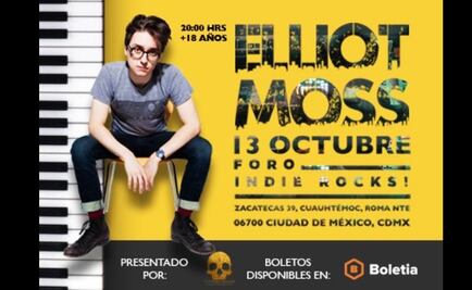 Elliot Moss se presentará por primera vez en México