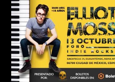 Elliot Moss se presentará por primera vez en México