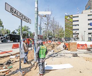 Se retrasa 3 meses obra en avenida Chapultepec