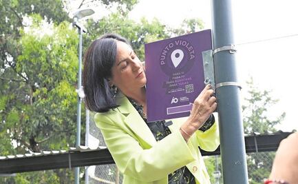 Lanza AO puntos violeta itinerantes