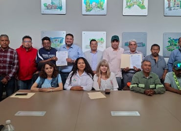 Alcaldía Benito Juárez y trabajadores sindicalizados acuerdan mejorar relación laboral; dan mantenimiento a áreas verdes