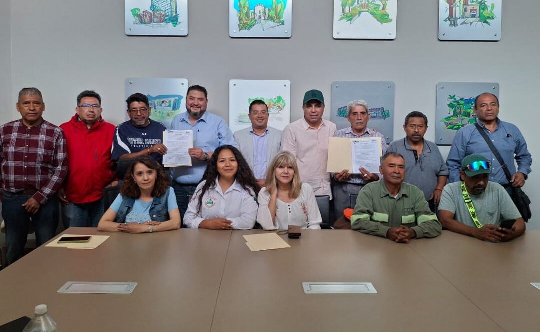 Alcaldía Benito Juárez y trabajadores del SUTGCDMX logran acuerdo para mejorar relación laboral (09/04/2025). Foto: Especial