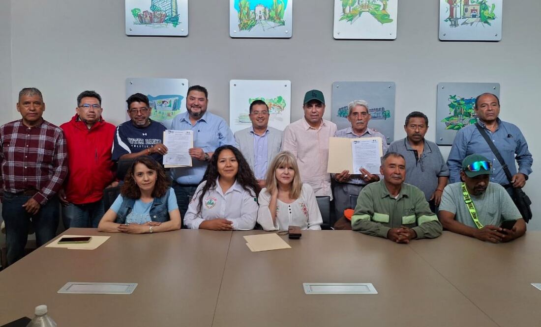 Alcaldía Benito Juárez y trabajadores del SUTGCDMX logran acuerdo para mejorar relación laboral (09/04/2025). Foto: Especial