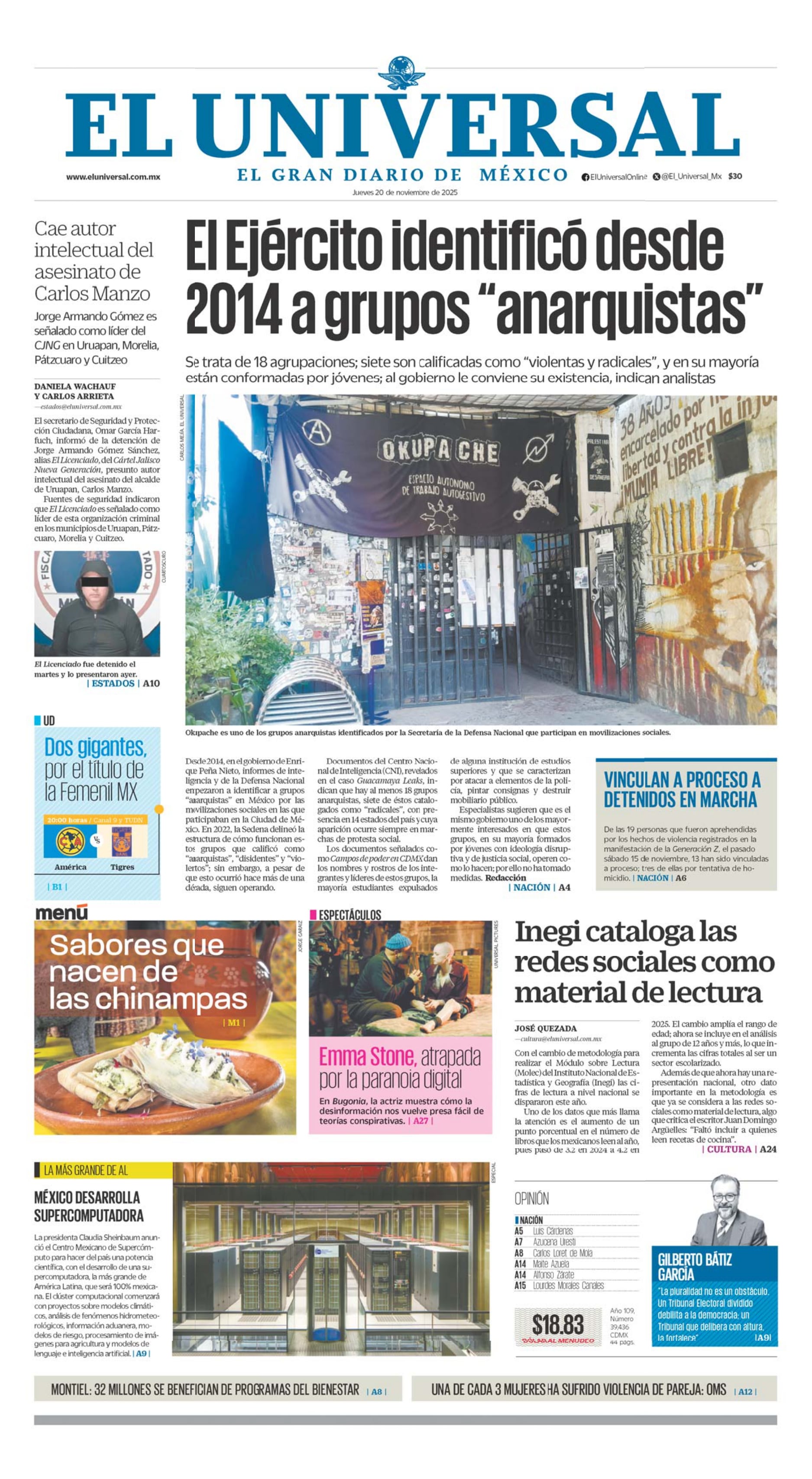Portada impresa