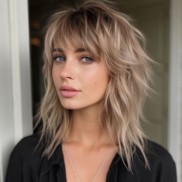 El corte wolf cut, evolución del shaggy, es atrevido y manejable. Foto: Instagram @peluqueria_encarna_moreno_