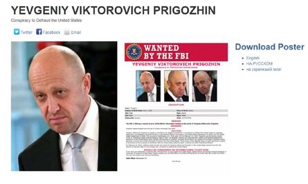 FBI ofrece recompensa por el arresto del jefe del Grupo Wagner. ¿Por qué?