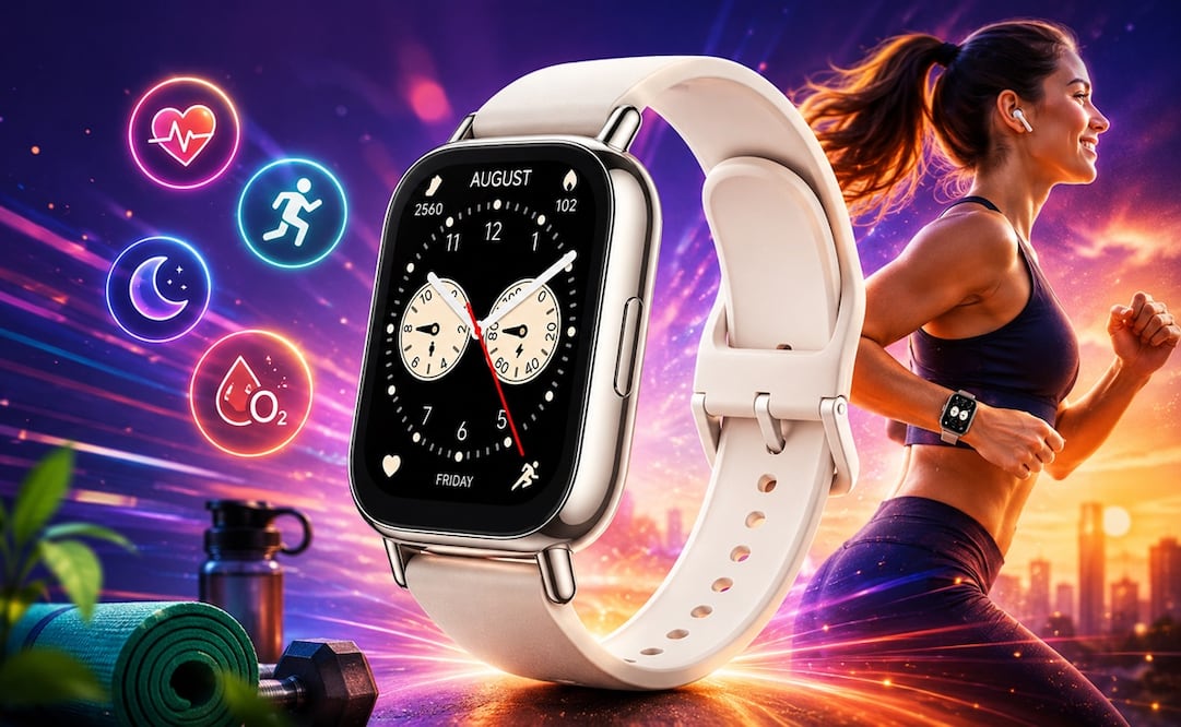 El Redmi Watch 5 Lite está diseñado para acompañarte tanto en tus actividades deportivas como en tu rutina diaria. Foto: IA