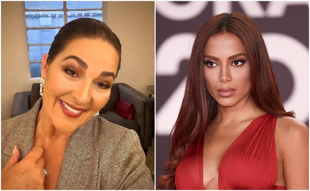 Eugenia Cauduro y Anitta. Foto: Instagram/AP.