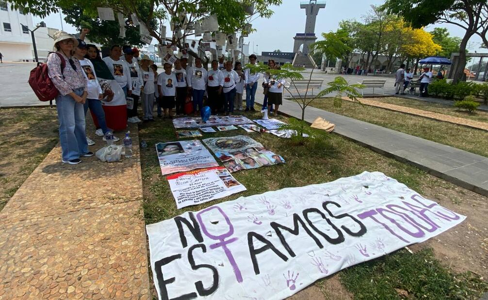 Madres buscadoras en Tabasco se unen a la Marcha por la Dignidad Nacional este 10 de mayo / Foto: Luma. EL UNIVERSAL