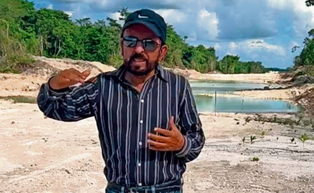 Cortés de Brasdefer grabó videos donde muestra la destrucción. Foto: Especial